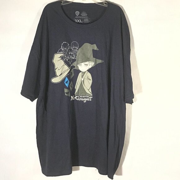 WB Warner Bros Wizarding World Blue 3XL Tee T Shirt - Picture 2 of 5